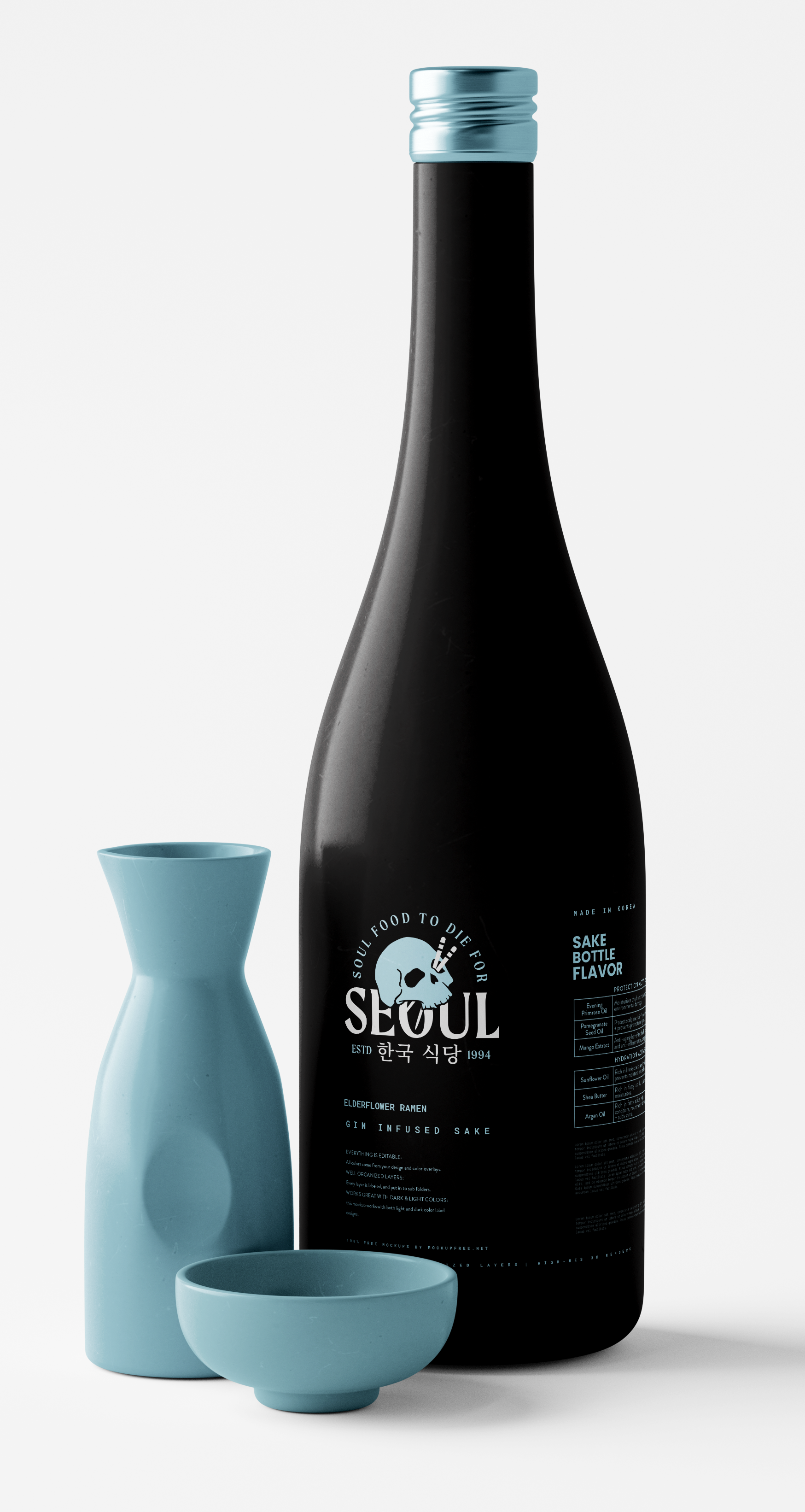 Seoul | Sake Bottle and Accessories